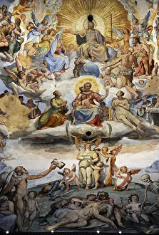 The Last Judgement, Duomo of Florence, Italy, 1572-1579. Creators: Giorgio Vasari, Federico Zuccaro