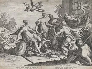 Images Dated 26th October 2020: The Judgement of Paris, 1589. Creator: Raphael Sadeler