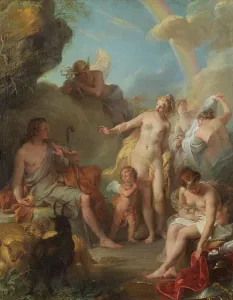 Athene Prints: The Judgement of Paris, 1728. Creator: Noël-Nicolas Coypel