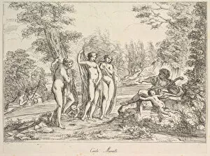 Maratti Gallery: The Judgement of Paris(?), 1740-1802. Creator: Giuseppe Canale
