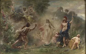 Beauty Prints: The Judgement of Paris, 1889. Creator: Makovsky, Konstantin Yegorovich (1839-1915)