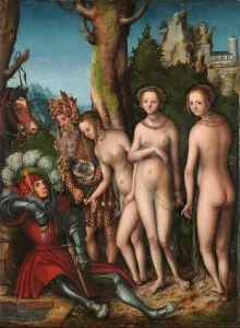 Helen Prints: The Judgement of Paris. Artist: Cranach, Lucas, the Elder (1472-1553)