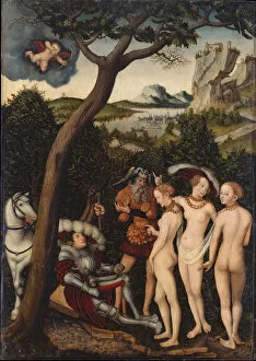 Helen Of Troy Gallery: The Judgement of Paris, ca 1528. Artist: Cranach, Lucas, the Elder (1472-1553)