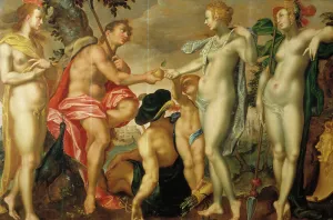 Willem Swanenburgh Prints: The Judgement of Paris. Creator: Søren Kiær