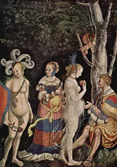 Four People Prints: Judgement of Paris by Niklaus Manuel, 1517. Creator: Nicolas Manuel Deutsch