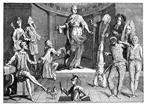 Trapdoor Prints: The judgement of the Queens Common Sense, 1736