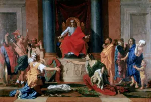 Nicholas Poussin Prints: The Judgement of Solomon, 1649. Artist: Nicolas Poussin