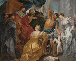 Solomon Collection: The Judgement of Solomon, c. 1617. Artist: Rubens, Pieter Paul (1577-1640)