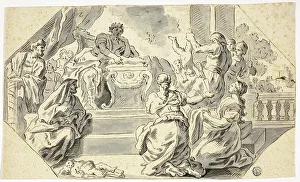 Judgement of Solomon, n.d. Creator: School of Francesco Solimena Italian, 1657-1748