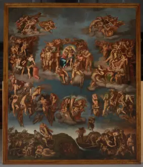 Ascending Prints: Last Judgement, turn of the 18th and 19th centuries. Creator: Unknown