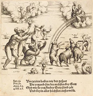 The Last Judgment, 1549. Creator: Augustin Hirschvogel