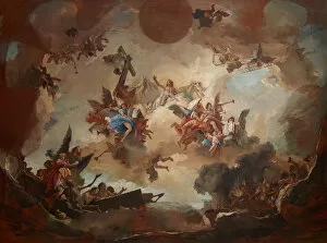 Apocalypse Gallery: The Last Judgment, 1730s-1740s. Creator: Tiepolo, Giambattista (1696-1770)