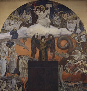 The Last Judgment, 1885-1896. Artist: Vasnetsov, Viktor Mikhaylovich (1848-1926)