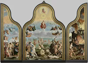 Apocalypse Heaven Collection: The Last Judgment. Artist: Leyden, Lucas, van (1489 / 94-1533)