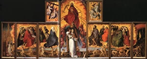 Apocalypse Heaven Collection: The Last Judgment. Artist: Weyden, Rogier, van der (ca. 1399-1464)