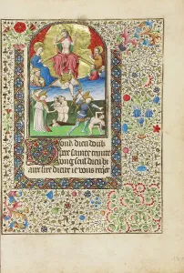 Stigmata Prints: The Last Judgment; Book of Hours, about 1440-1450. Creator: Workshop of the Bedford Master