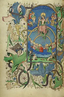 Guillebert De Mets Master Of Prints: The Last Judgment; Book of Hours, about 1450-1455. Creator: Master of Guillebert de Mets