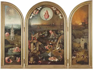 Apocalypse Heaven Collection: The Last Judgment, ca 1490-1510. Artist: Bosch, Hieronymus (c. 1450-1516)