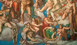 Buonarroti Gallery: The Last Judgment (Fresco of the Sistine Chapel in the Vatican), 1536-1541