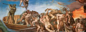 The Last Judgment (Fresco of the Sistine Chapel in the Vatican), 1536-1541