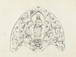 Revelations Prints: Last Judgment, Lincoln Cathedral, published 1829. Creator: W Walton