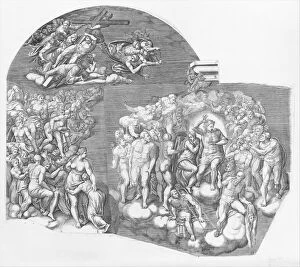 Crown Of Thorns Collection: Last Judgment; after Michelangelos fresco in the Sistine Chapel, ca. 1545