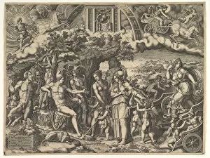 Choosing Gallery: The Judgment of Paris, 1555. Creator: Giorgio Ghisi