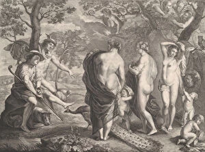 The Judgment of Paris, 1750. Creators: Pierre Etienne Moitte, Pierre Francois Tardieu
