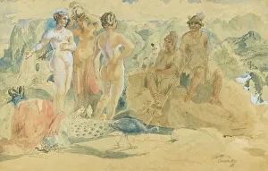 The Judgment of Paris, 1872. Creator: Holger Roed