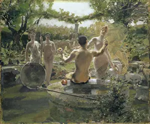 Beauty Prints: The Judgment of Paris, 1891. Creator: Albert von Keller