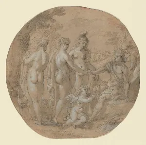 Athene Prints: The Judgment of Paris, c. 1600. Creator: Unknown