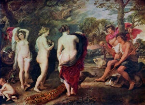 Mirror Collection: The Judgment of Paris, c1635-1638, (1912). Artist: Peter Paul Rubens