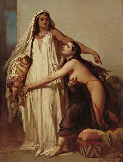 The Judgment of Solomon, 1852. Creator: Wappers, Gustave (1803-1874)