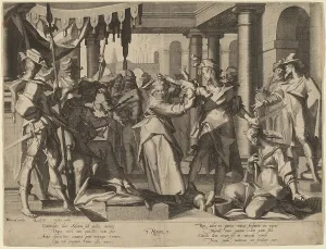 The Judgment of Solomon, c. 1600. Creator: Willem van Swanenburg