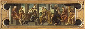 Solomon Collection: The Judgment of Solomon. Creator: Tintoretto, Jacopo (1518-1594)