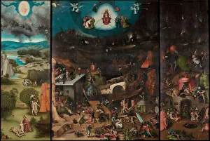 Kingdom Of God Prints: The Last Judgment. Winged Altar after Hieronymus Bosch