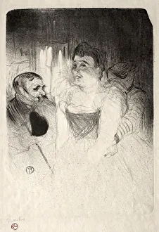 1864 1901 Prints: Judic in the Loge, 1894. Creator: Henri de Toulouse-Lautrec (French, 1864-1901)