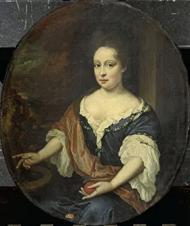 Johannes Van Haensbergen Prints: Judith Allijn (d 1702), Wife of Harmen Lijnslager, 1699. Creator: Johannes van Haensbergen
