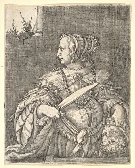 Looking Away Collection: Judith, ca. 1526. Creator: Barthel Beham