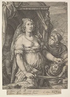 Heroine Gallery: Judith and the Head of Holofernes, 1575—1607. Creator: Jan Saenredam