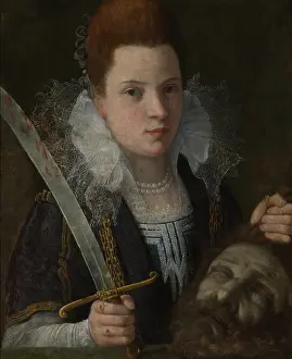 Decapitation Prints: Judith with the Head of Holofernes, between 1590-1595. Creator: Lavinia Fontana