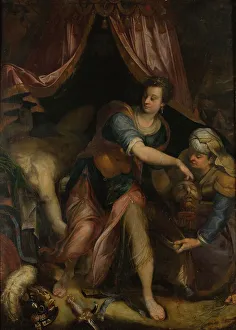Calvaert Dionisio Prints: Judith with the Head of Holofernes, 1725-1824. Creator: Dionisio Calvaert
