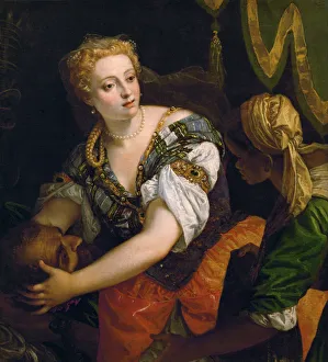 Paolo 1528 1588 Prints: Judith with the Head of Holofernes, c. 1580. Artist: Veronese, Paolo (1528-1588)
