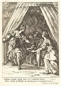 Assyria Collection: Judith with the Head of Holofernes. Creator: Jacques Callot