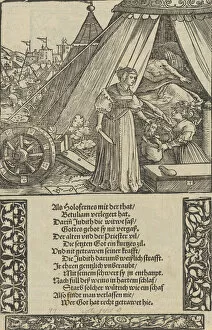 Judith Gallery: Judith with the Head of Holophernes, from Das Büchle Memorial, 1533