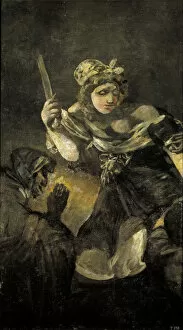 De 1746 1828 Collection: Judith and Holofernes. Artist: Goya, Francisco, de (1746-1828)