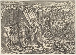 Ammann Jost Prints: Judith and Holofernes, from Biblia, Frankfurt, 1564. Creator: Unknown