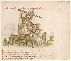 Judith Gallery: Judith Killing Holofernes, c. 1460. Creator: Unknown