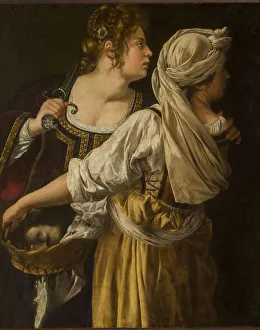 Herodias Prints: Judith and her maid Abra, ca 1613