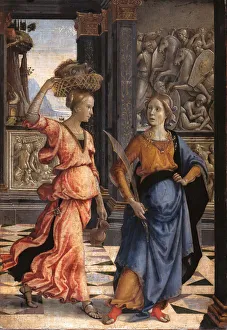 Judith with her maidservant, 1489. Artist: Ghirlandaio, Domenico (1449?1494) Judith with her maidservant, 1489. Artist: Ghirlandaio, Domenico (1449?1494)